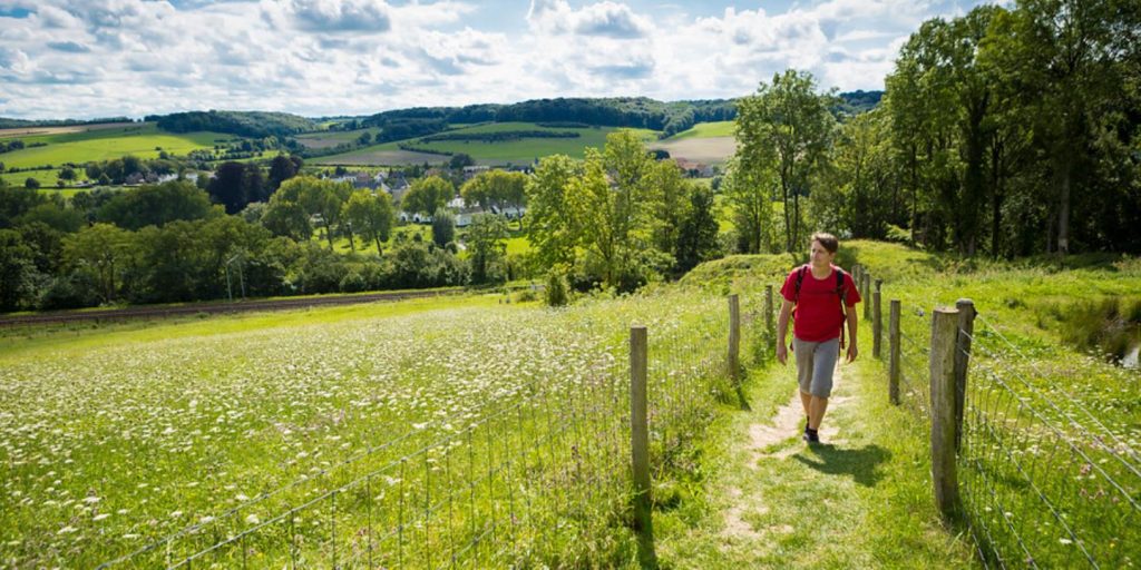 Het prachtige natuurlandschap van Zuid Limburg is perfect voor wandelingen!
